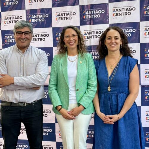 Soledad Ortúzar y Christian Lazcano asisten a traspaso de escuelas y liceos públicos a SLEP Santiago Centro